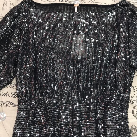 Free People Giselle Sequin Minidress - Picture 7 of 11